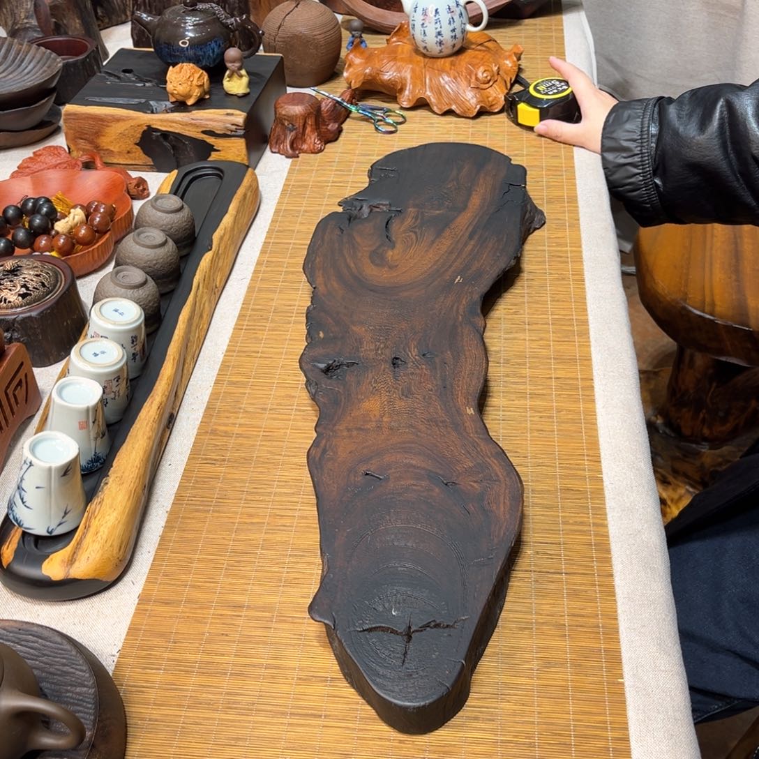 缅甸鸡翅木随形干泡盘