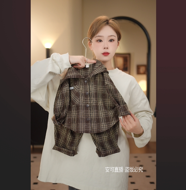 2025春季新款套装洋气时尚休闲连帽宽松网红百搭韩版设计师26283