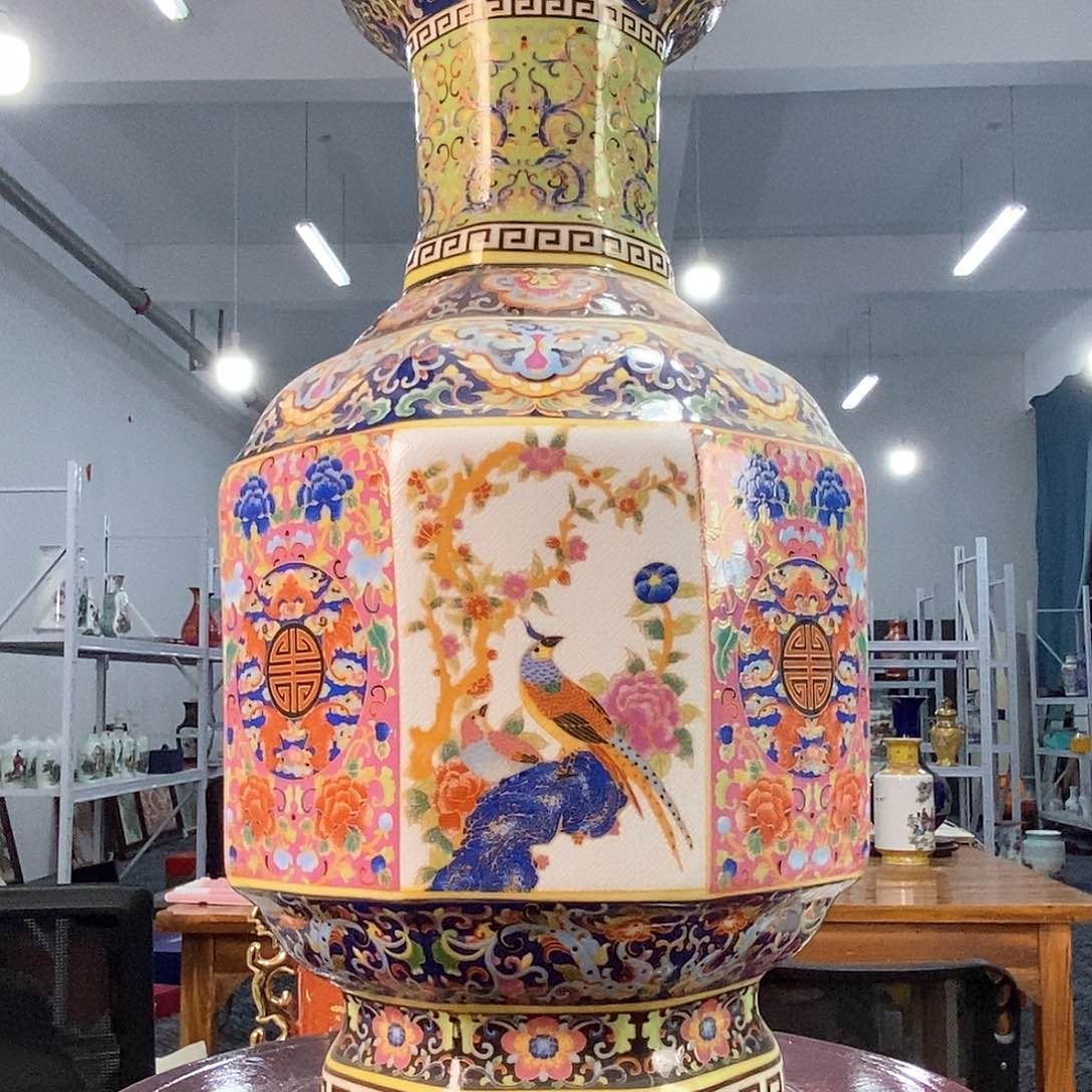 摆件景德镇陶瓷花瓶摆件