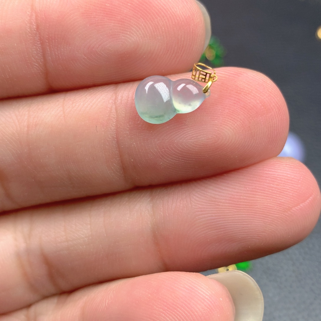 【闪购商品】翡翠18K金镶嵌颈饰翡翠