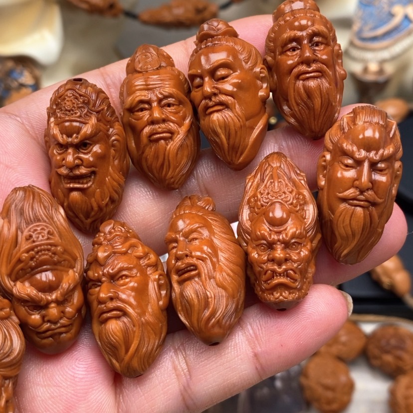 【闪购商品】橄榄核吊坠橄榄手工雕刻工艺