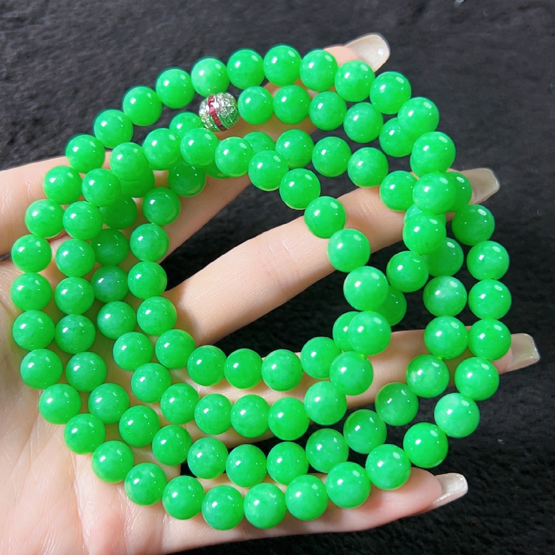 翡翠18K金镶嵌颈饰签收后24小时鉴赏期，过时不退