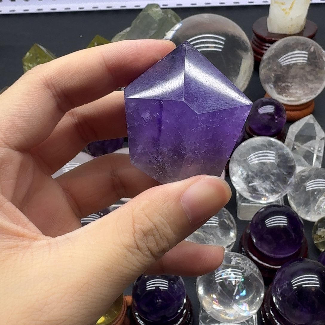 未镶嵌珠宝半成品紫晶