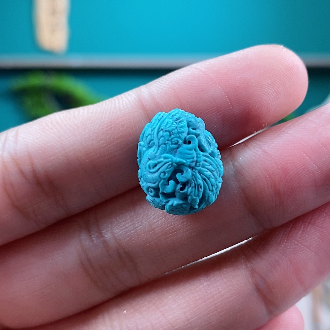 绿松石珠宝奇石未镶嵌