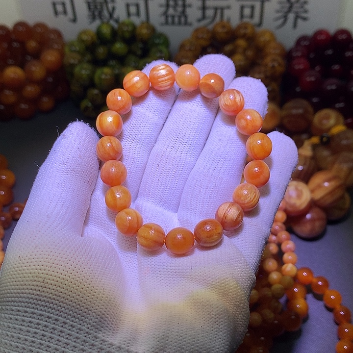手串/手链松木（琥珀木）1.0 单圈原生态