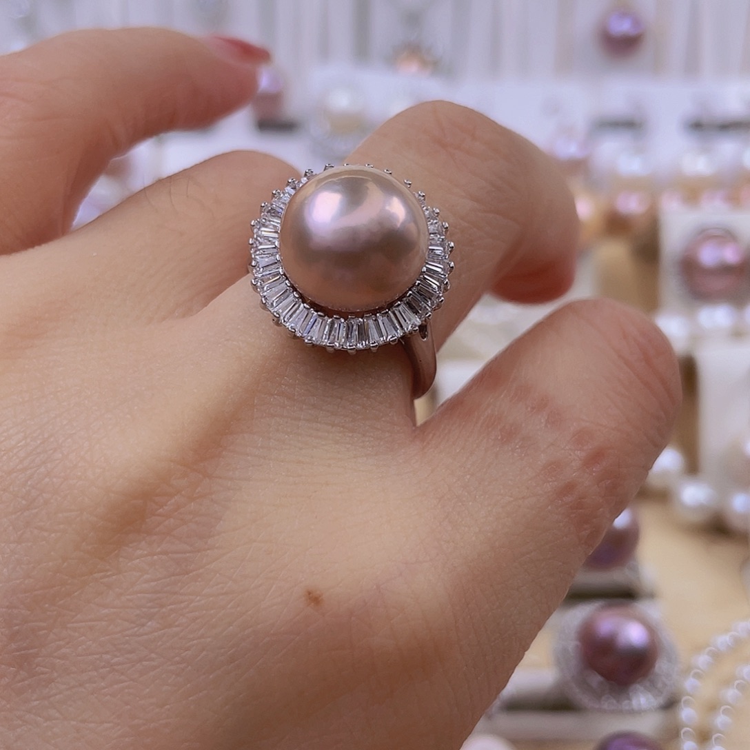 未镶嵌戒指淡水珍珠