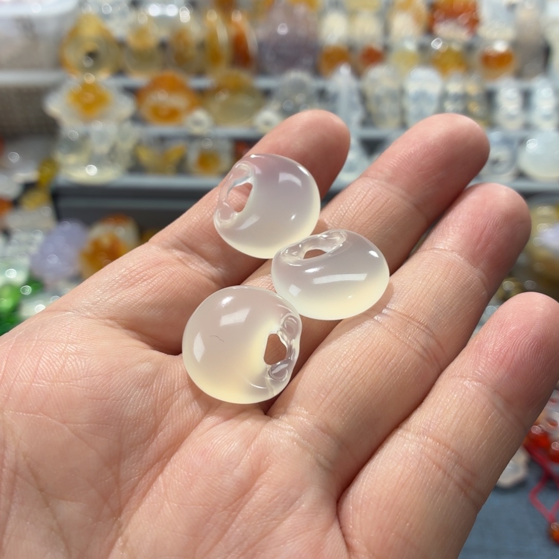 玛瑙/玉髓未镶嵌吊坠(不含链)