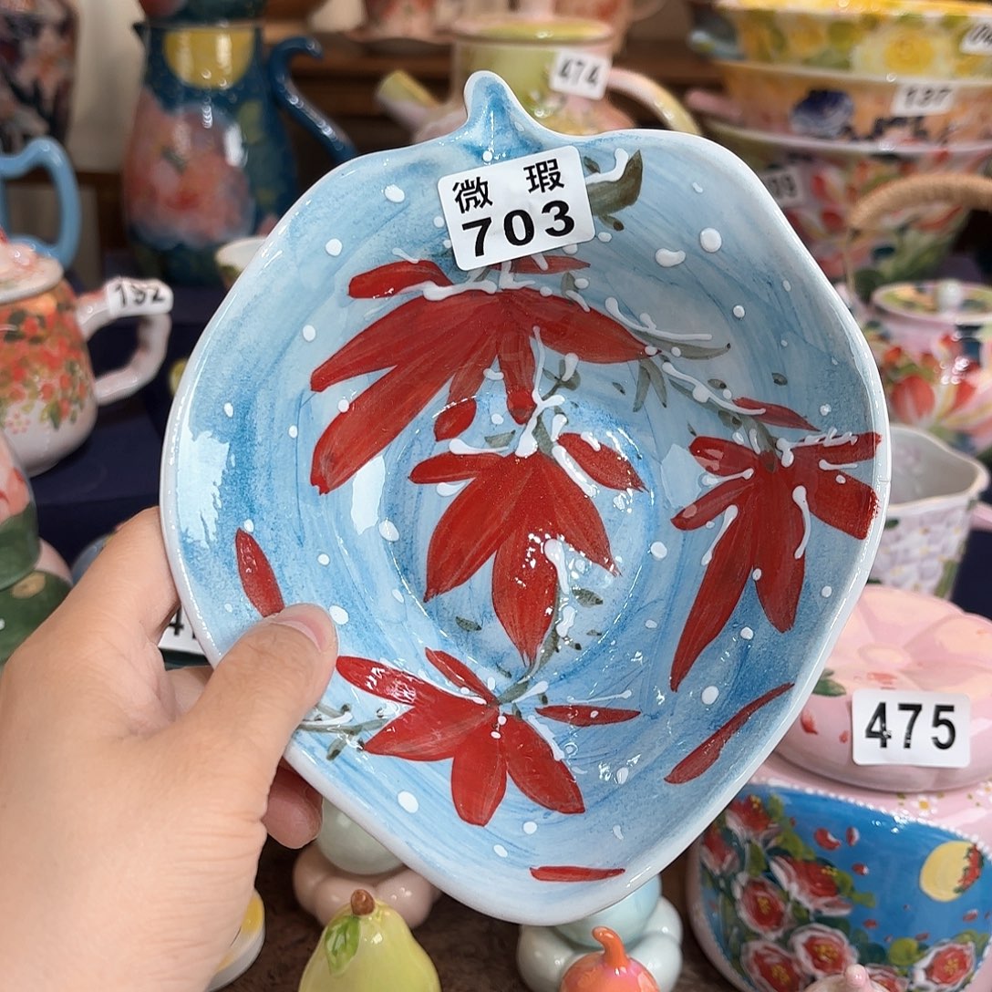 景德镇手绘高温釉下彩陶瓷茶具