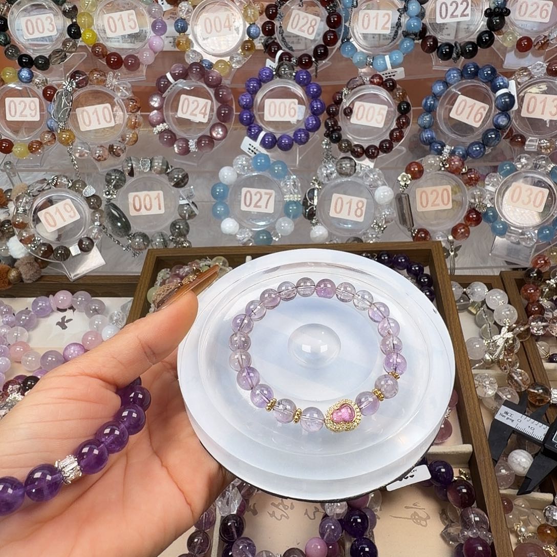 水晶合金手链8889