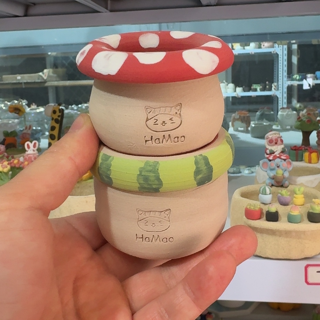 厂家直销手工花盆摆件