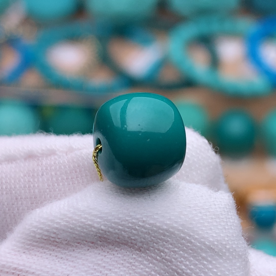 未镶嵌绿松石珠宝奇石9.8✖️8.9mm