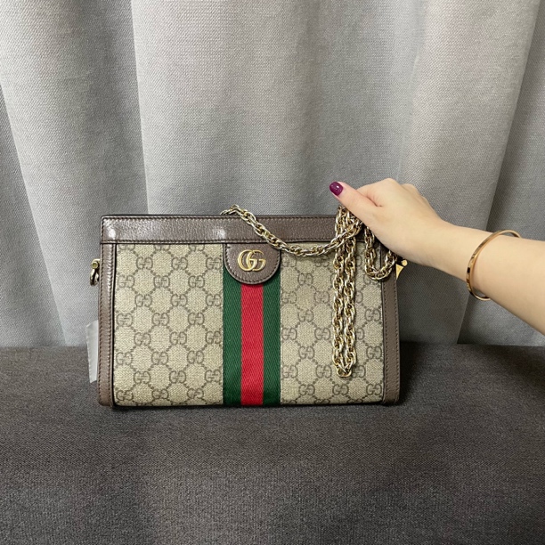 95新 GUCCI/古驰 兔兔奢G专属/古驰手拿洗漱夹子包/28005