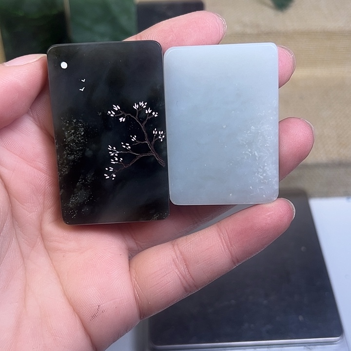 心***水和田玉未镶嵌珠宝半成品