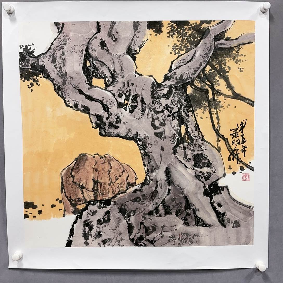 国画国画纯手绘作品请放心去藏