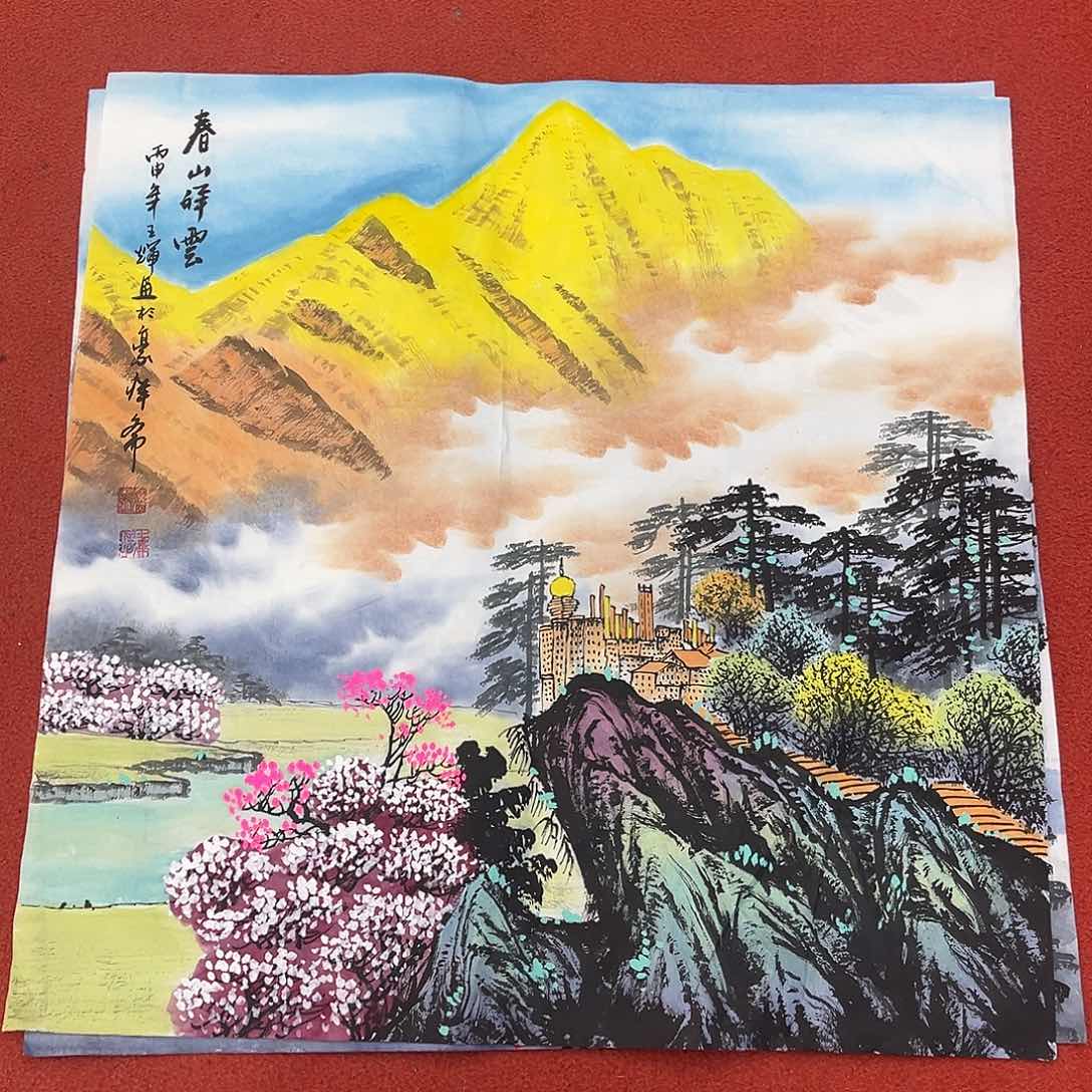 国画手绘国画作品