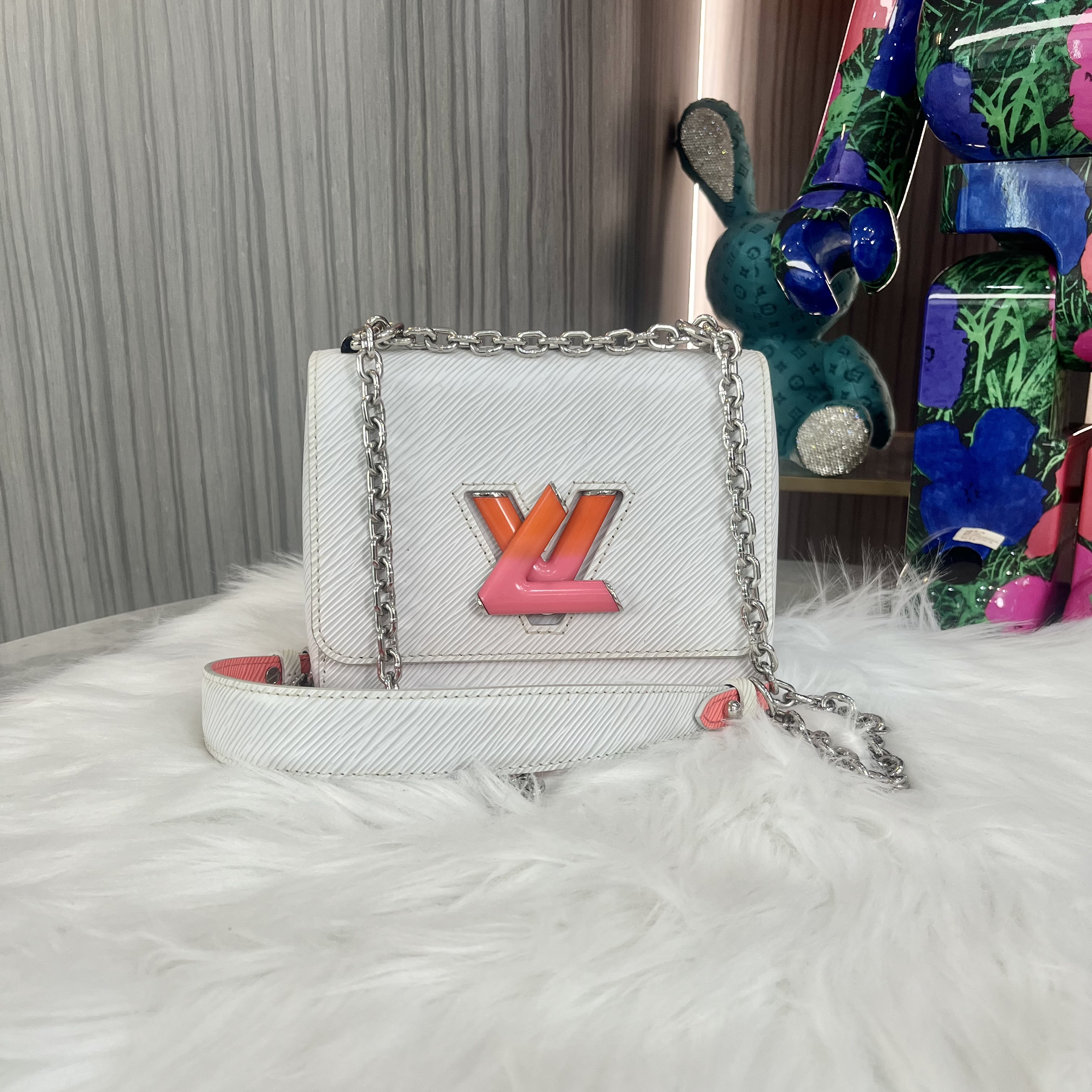 95新 LouisVuitton/路易威登 【辛河奢品】 lv 扭一扭twist包单肩包