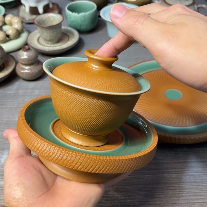 黄长懿 挑刀 元宝盖碗