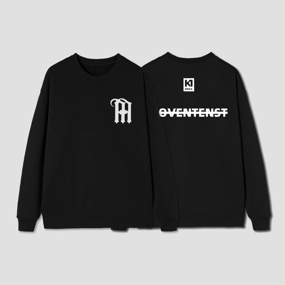 潮牌卫衣 印花K1 双面印花百搭男款圆领美式休闲上衣50314