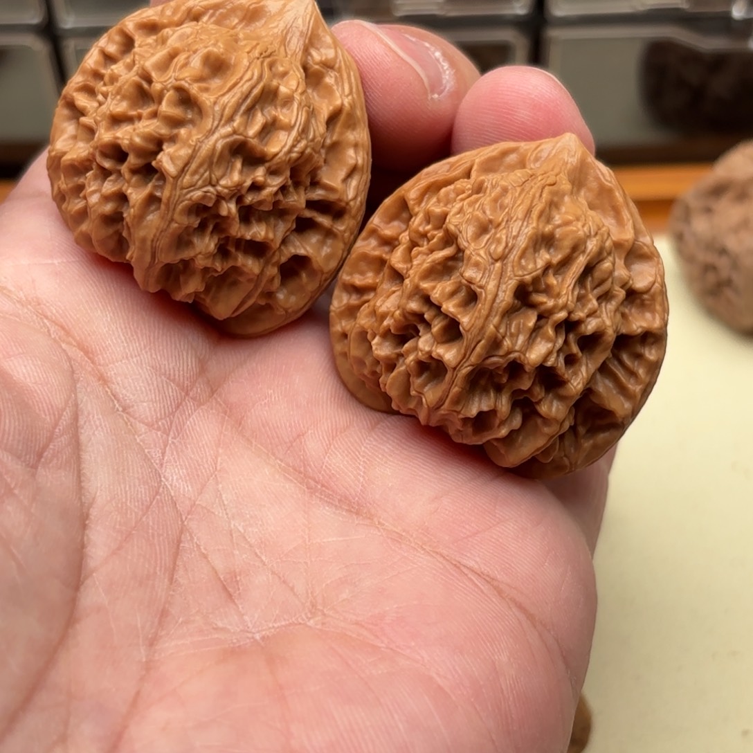 s***k文玩核桃把件玉龙