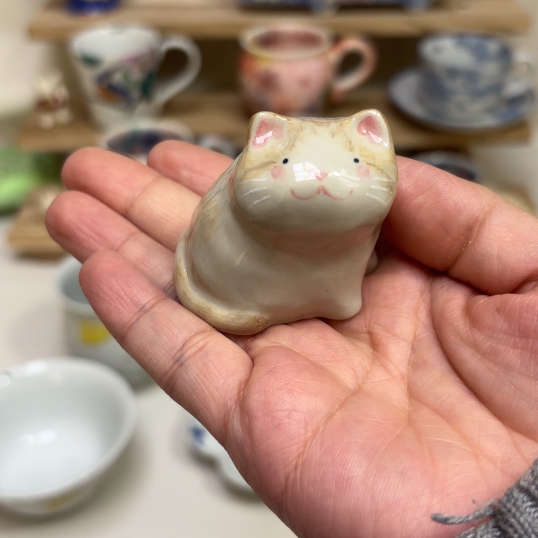 陶作家器     猫咪
