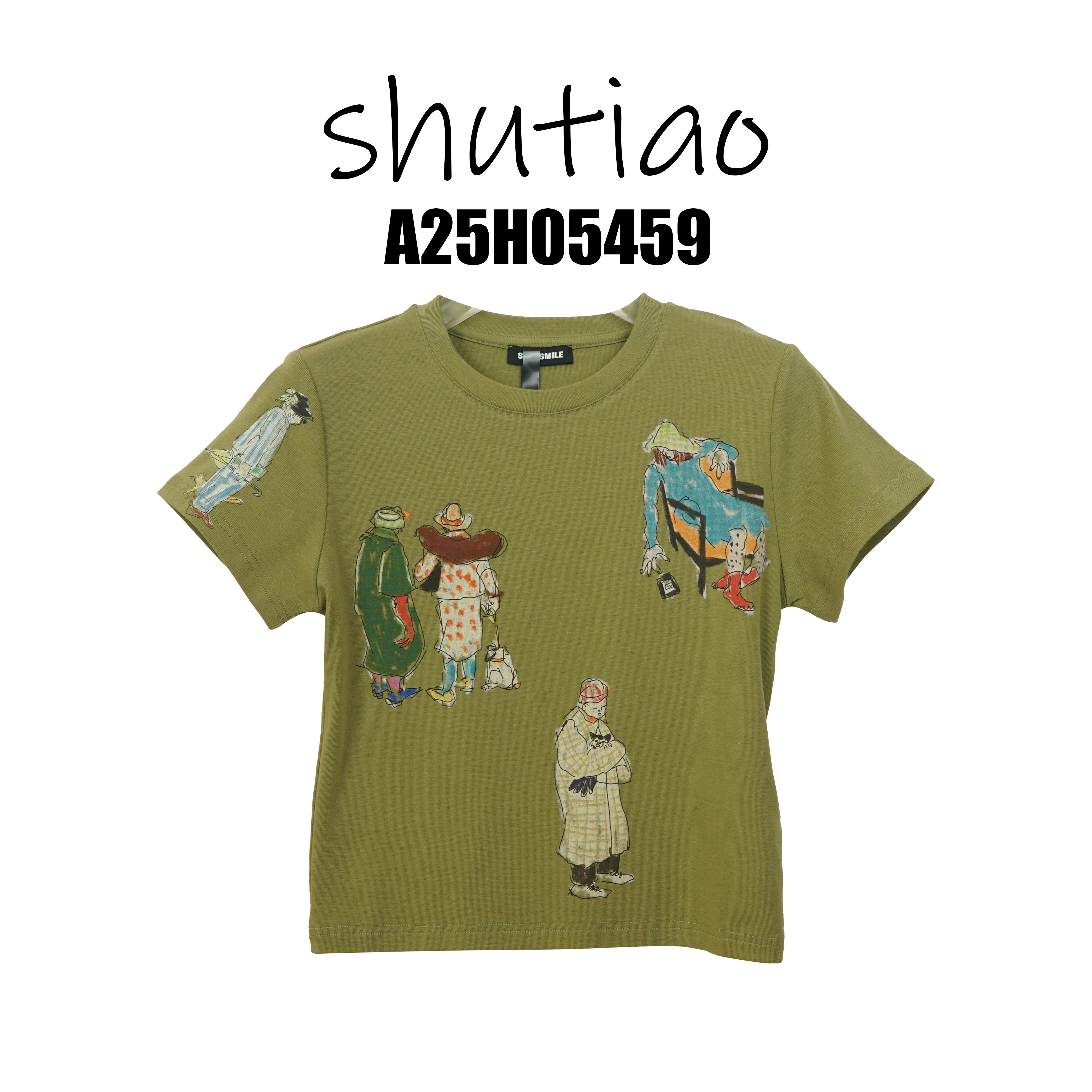 【SHUTIAO】2025秋冬：新款小众设计款T恤A25H05459