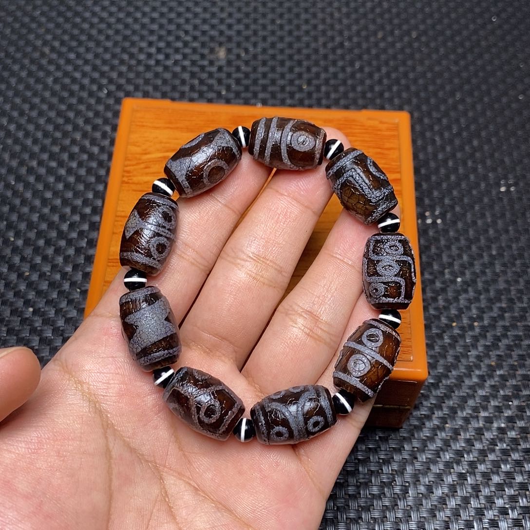 今***比玛瑙/玉髓未镶嵌手链