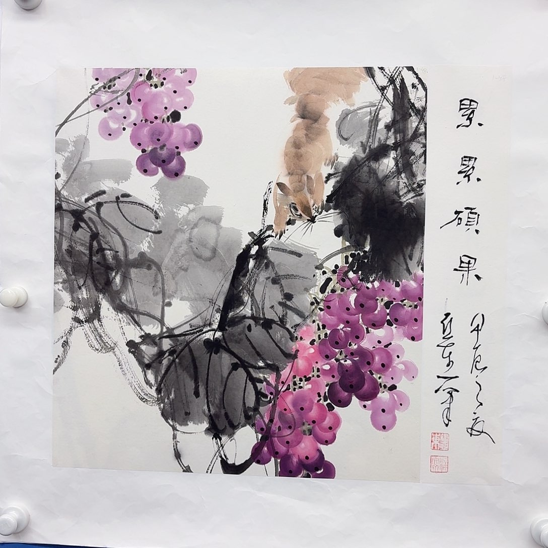 国画多次参加国内外国际