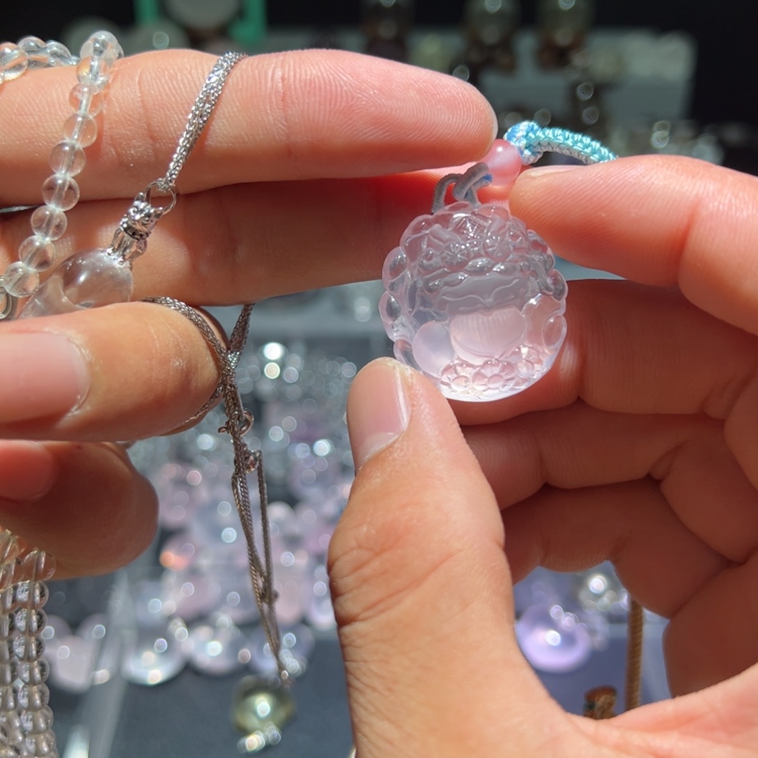 水晶摆件未镶嵌狐牌