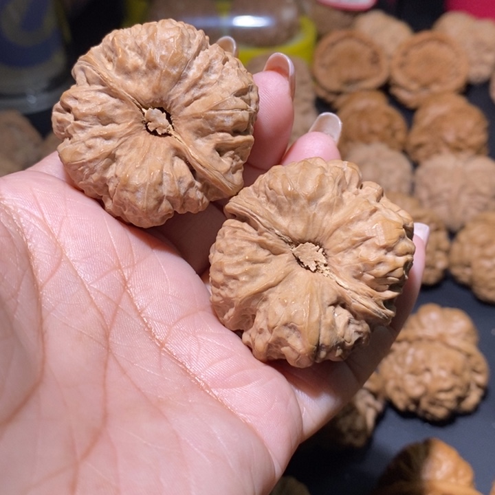 文玩核桃把件蛤蟆头41