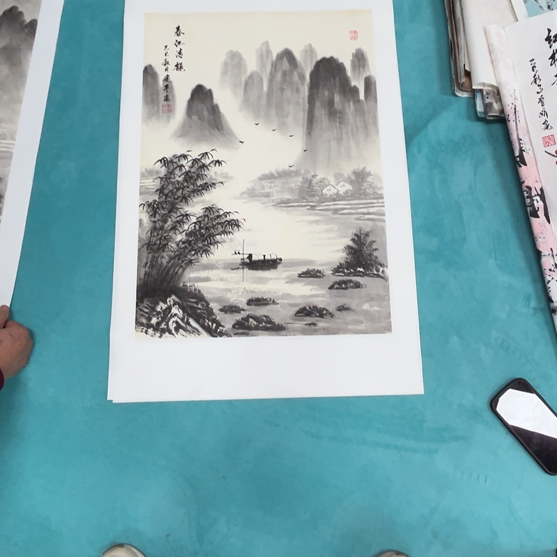 国画精品手绘作品