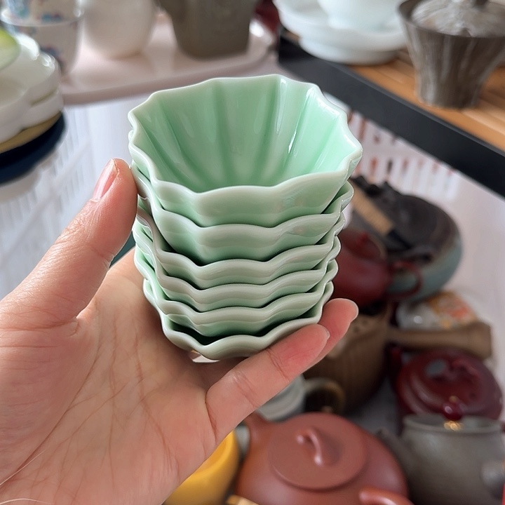 微瑕陶瓷茶具茶杯茶壶