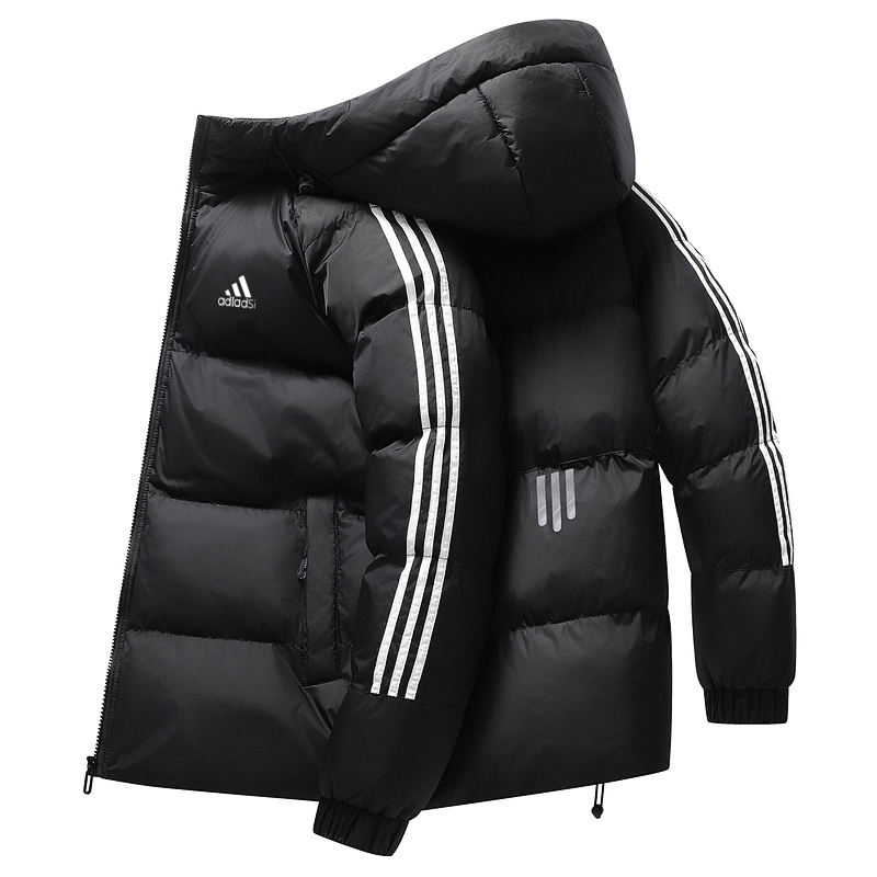 2025新款冬季男款加厚保暖长袖连帽棉服棉衣防风潮流情侣韩版棉袄