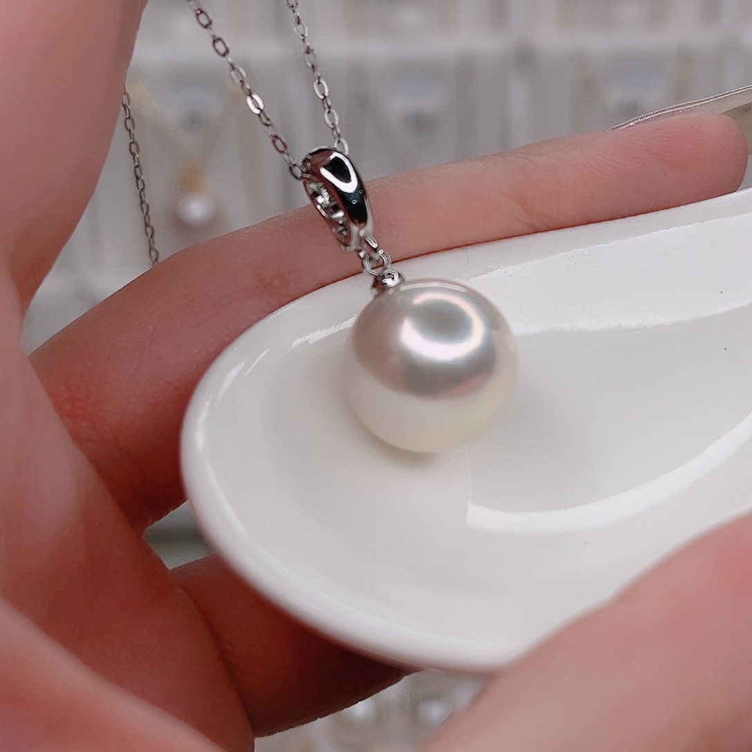 淡水珍珠未镶嵌吊坠(赠链)