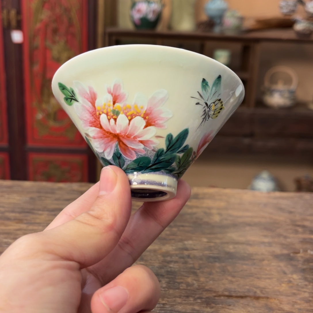 柴烧手工手绘陶瓷