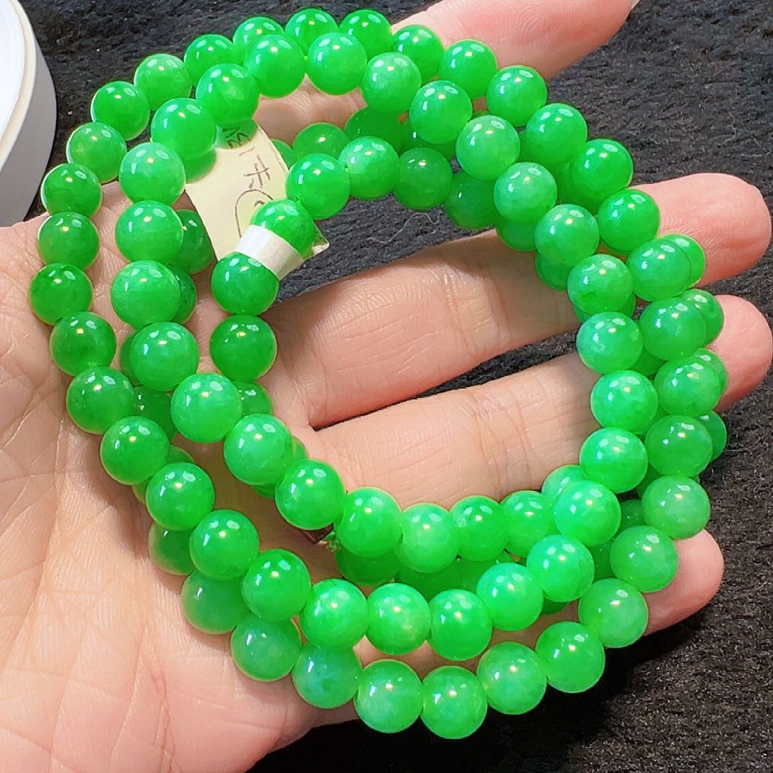 翡翠颈饰18K金镶嵌六*姐签收后24小时鉴赏期 分单付