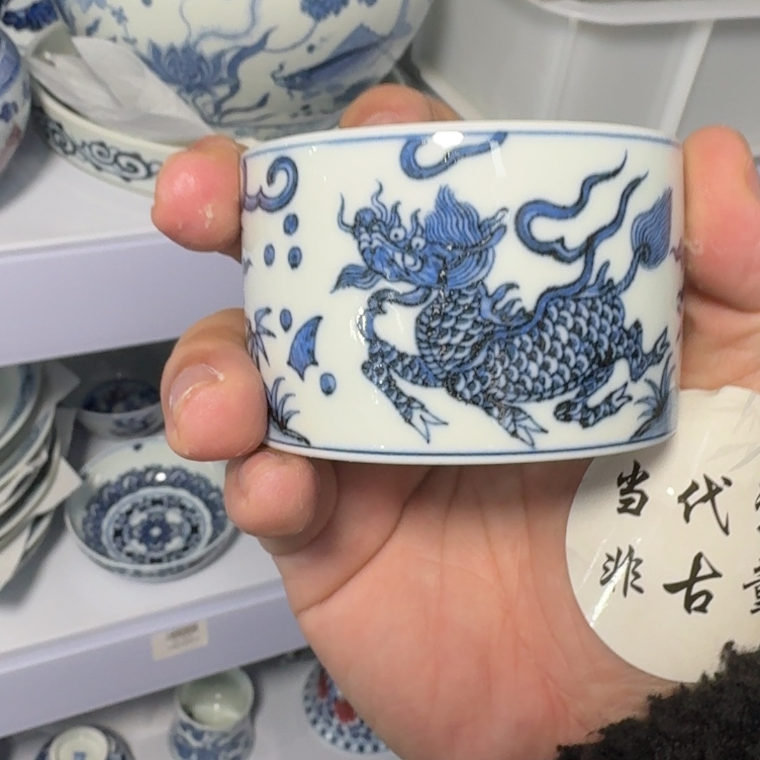 摆件瓷瓷言所老曹甄选好瓷微瑕