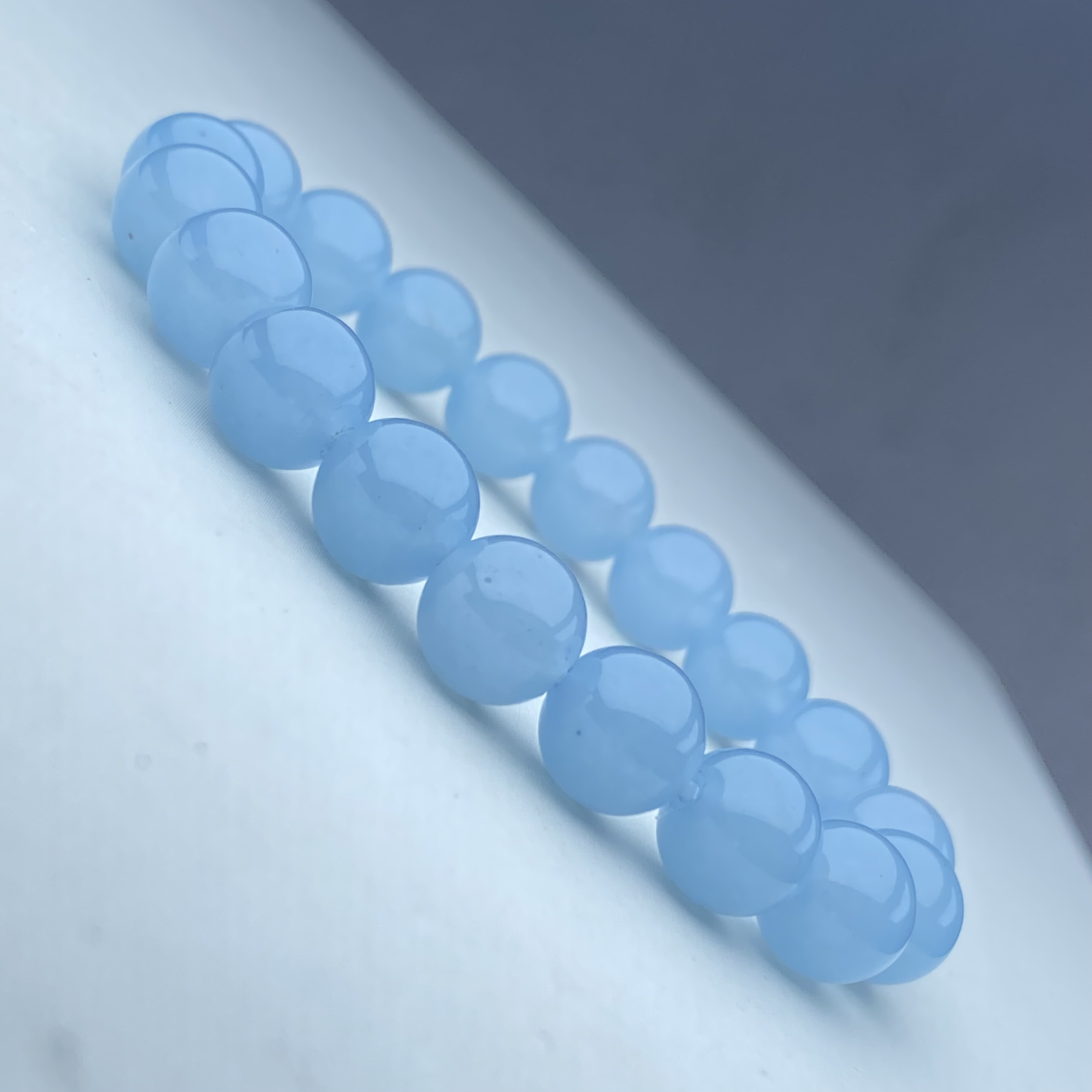 35号精品海蓝手链10mm多样性发一件