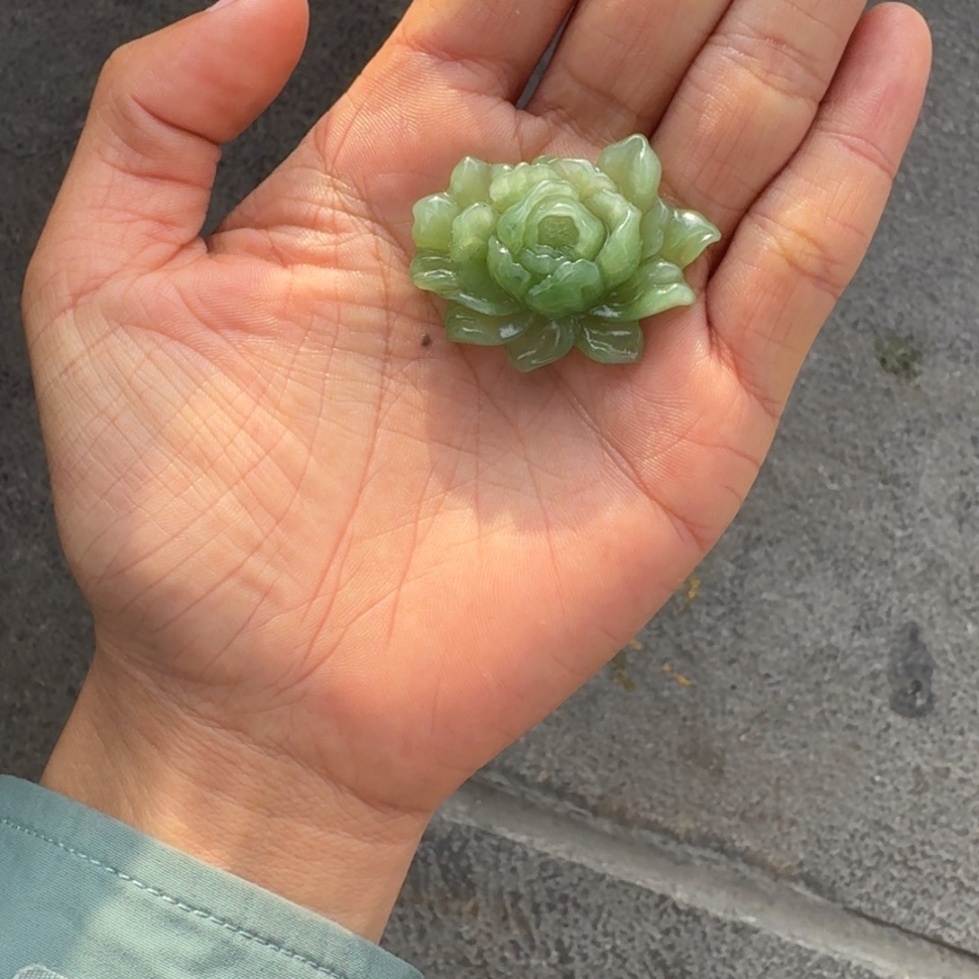 L***。和田玉未镶嵌吊坠(不含链)