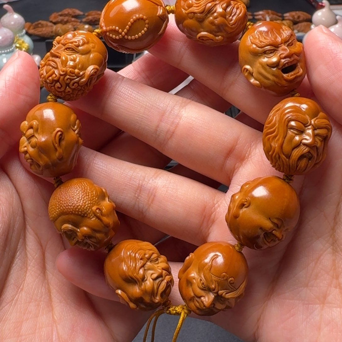 橄榄核手串/手链伟龙罗汉20