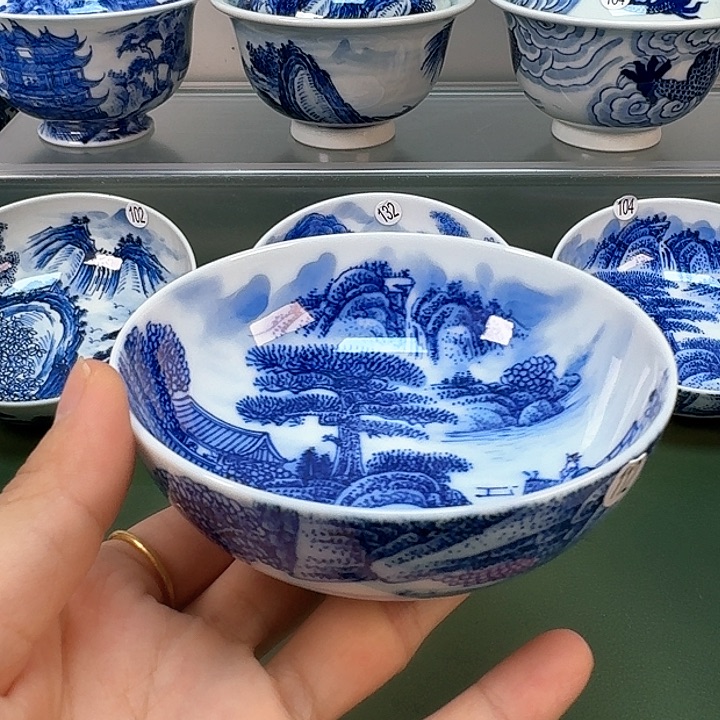 杯木木景德镇纯手绘茶具112