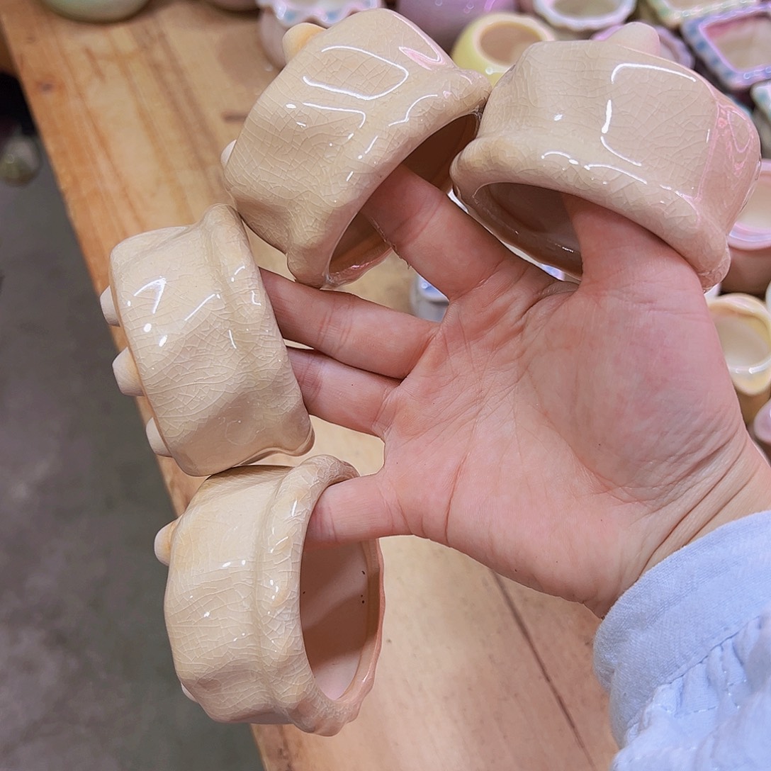 陶瓷花盆当场凑满12包邮