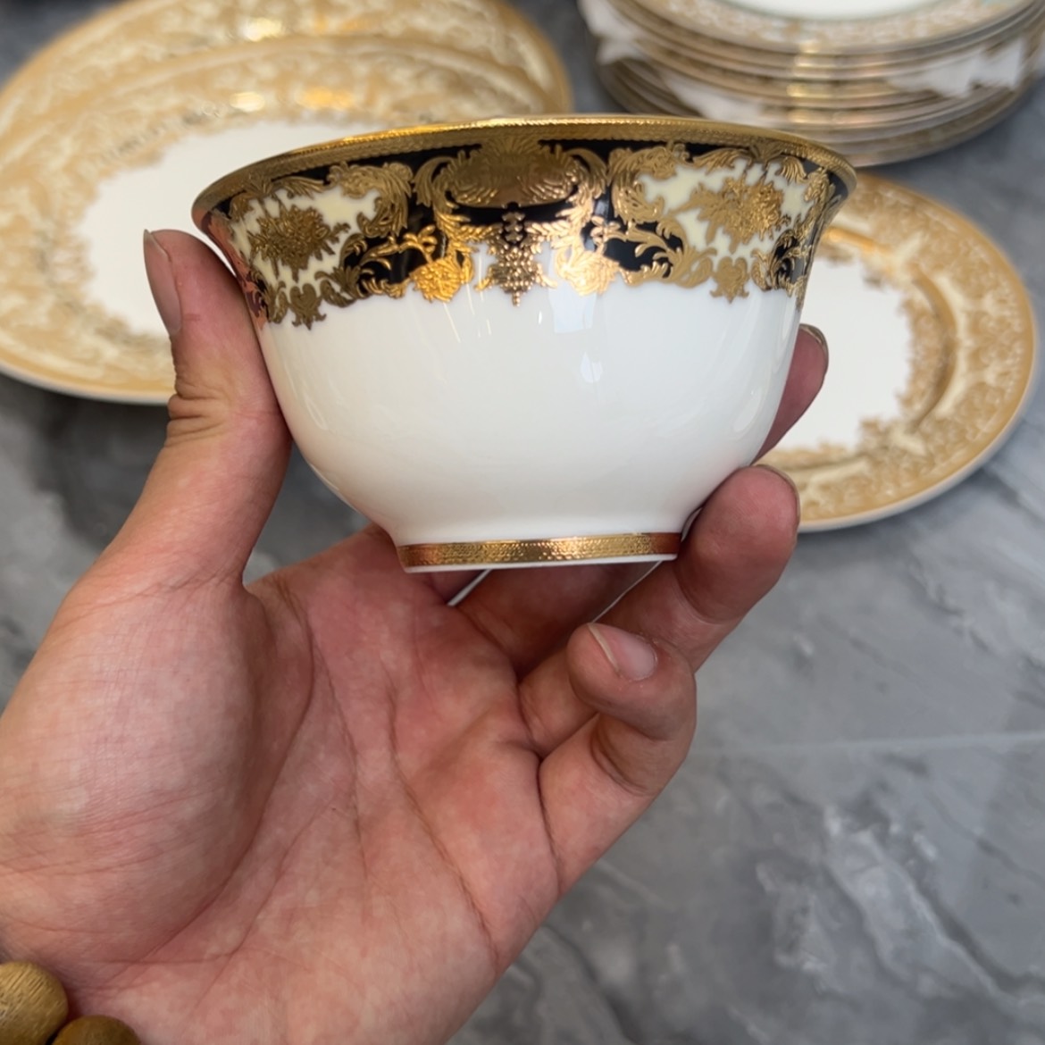 【闪购商品】瓷片4寸汤碗两个福利价