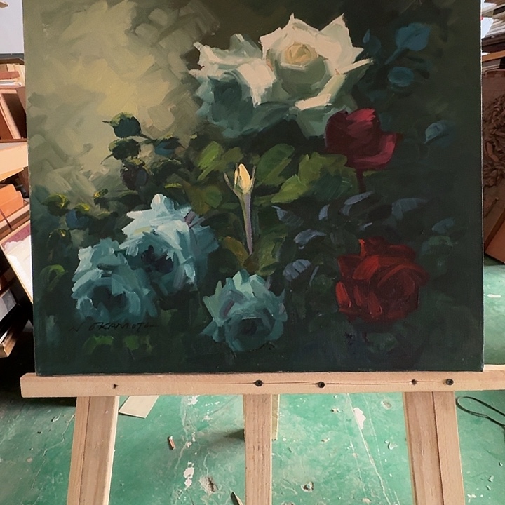 6***厅中古回流带框画不包运损拍下