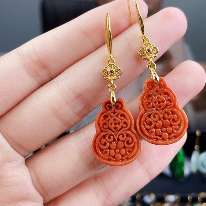 翡翠耳饰未镶嵌饰品