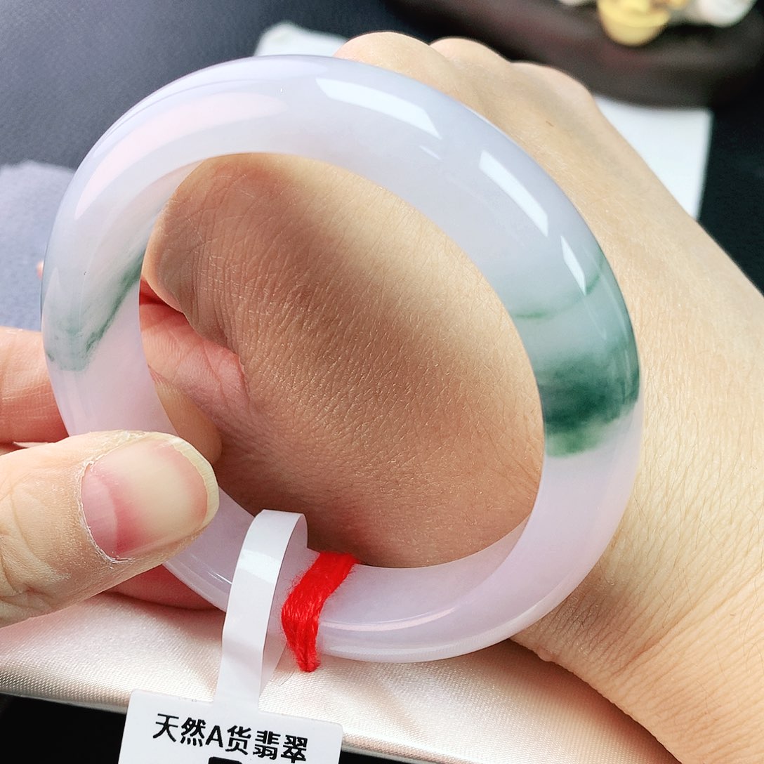 未镶嵌手镯翡翠54圈