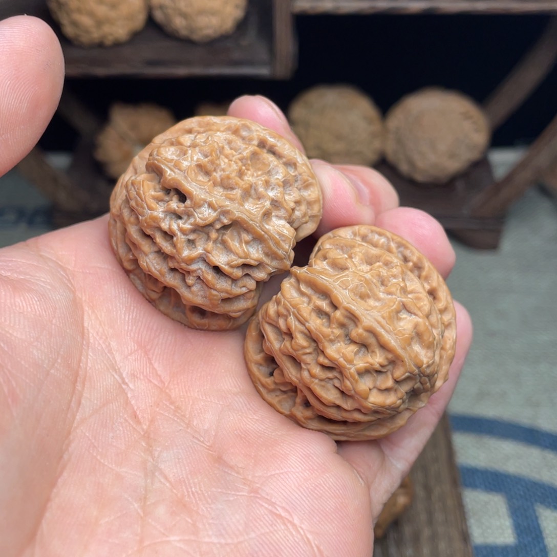 文玩核桃把件周*侠39毕业高货苹果园