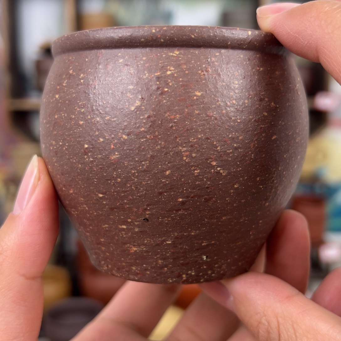 紫砂茶杯拙器甄选，纯原本矿。