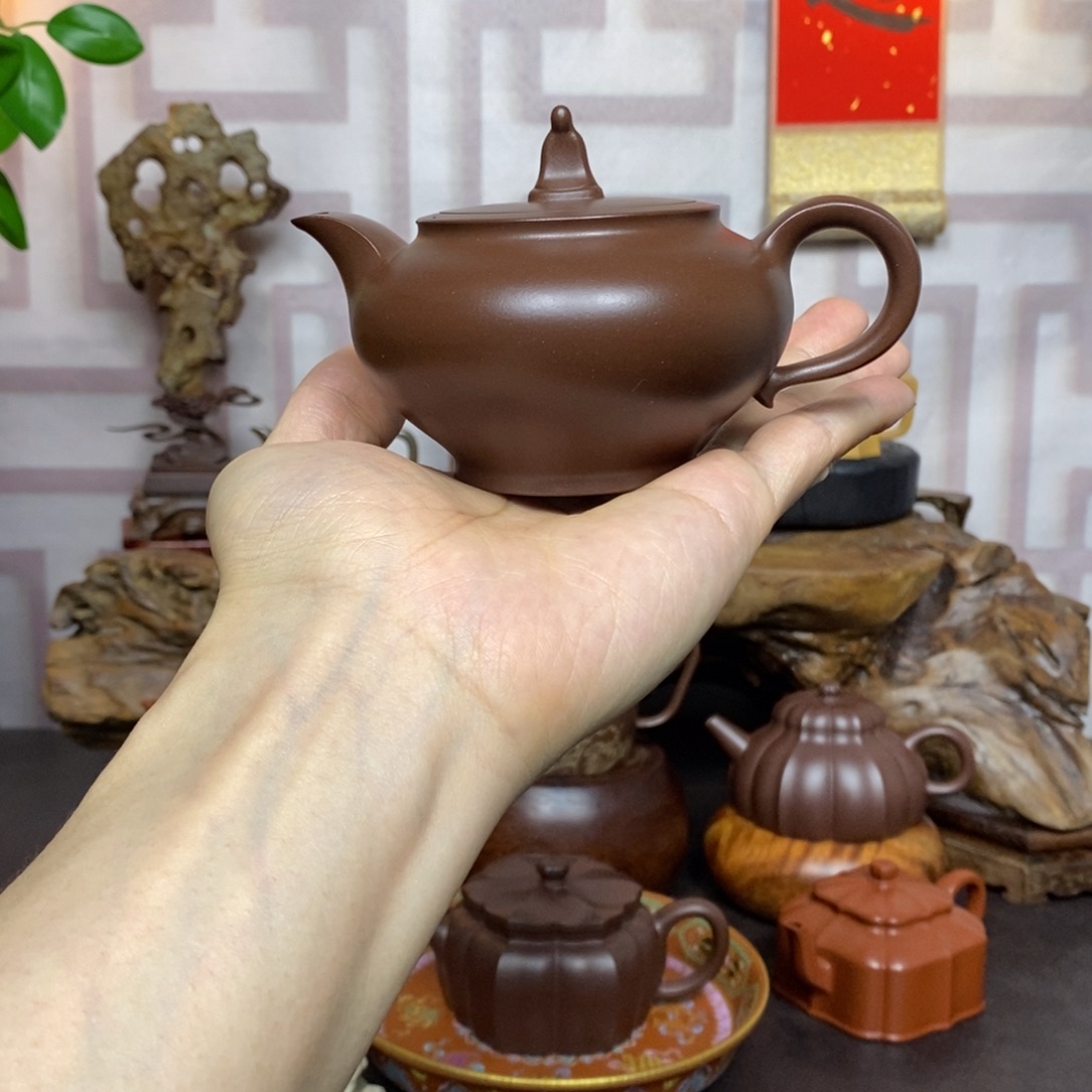 紫砂茶壶紫砂茶具老紫泥无相