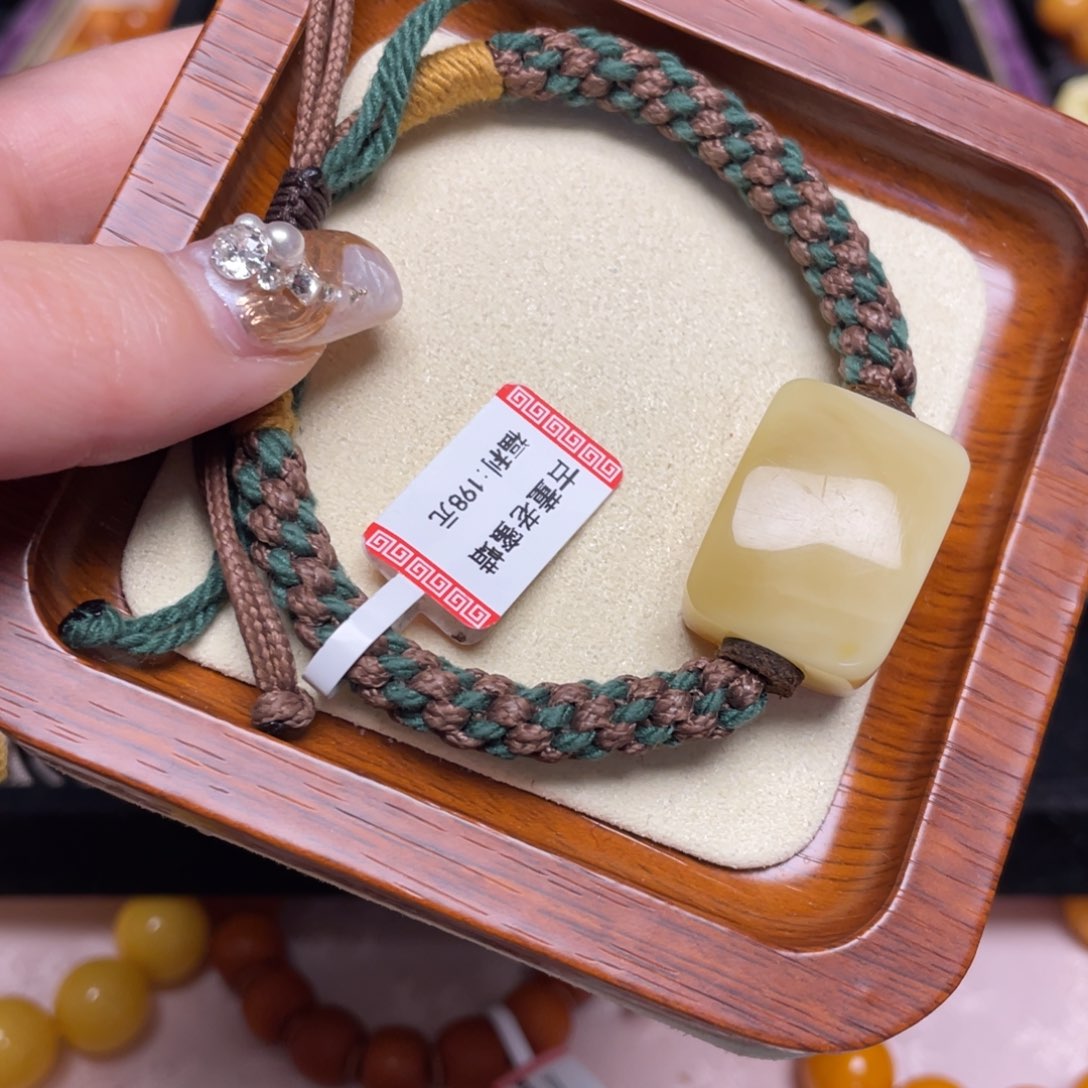 未镶嵌蜜蜡手链手串