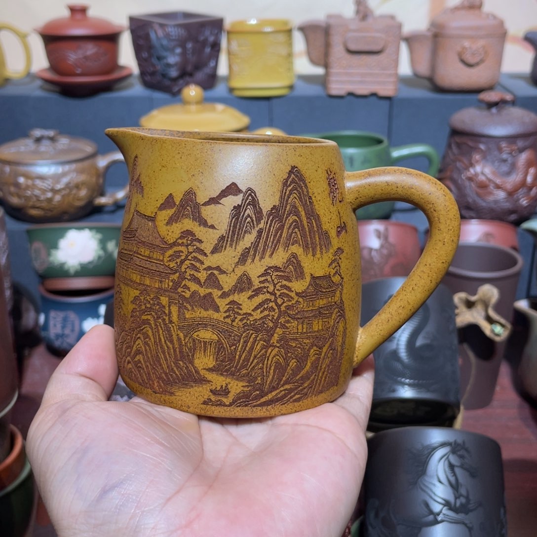 原矿紫砂手工主人杯